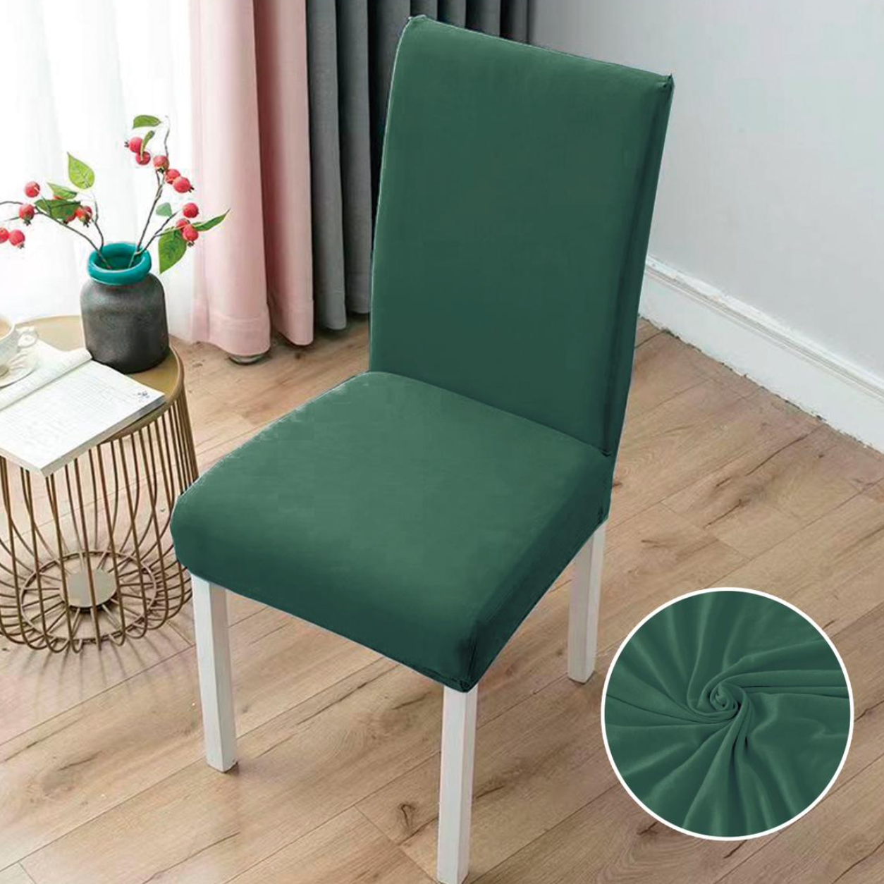 Huse de scaun 6 bucati Verde - Puvu